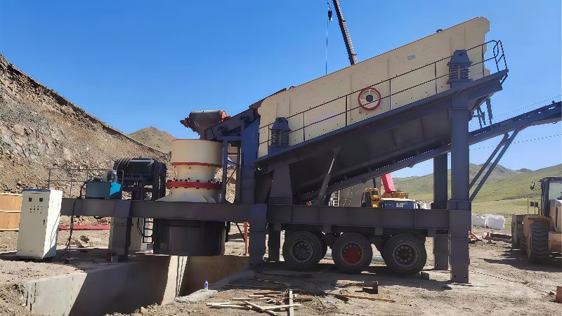 Cone Crusher in a Crushing Plant