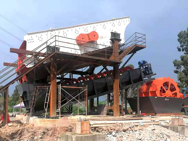 Bucket Wheel Sand Washer Photos
