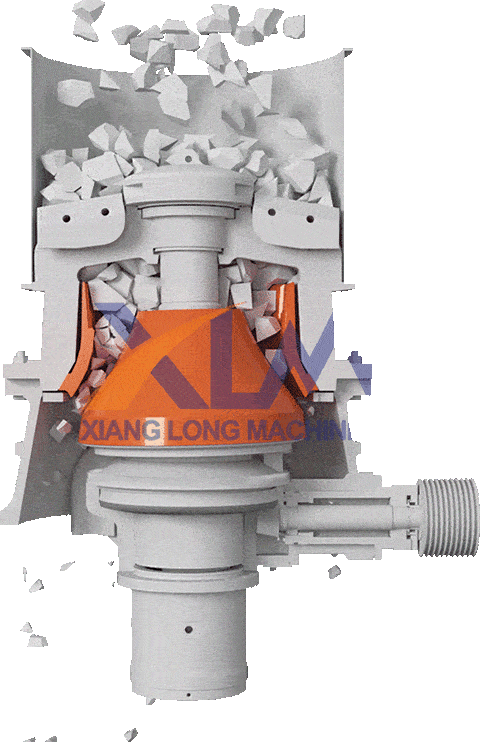 Single-Cylinder Hydraulic Cone Crusher Working Principle