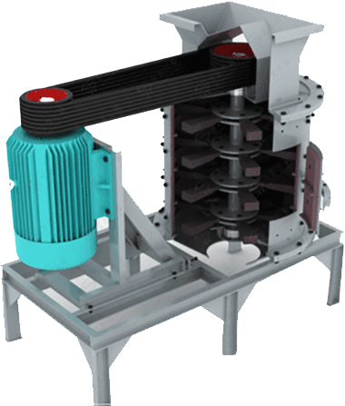 Vertical Compound Crusher Working Principle